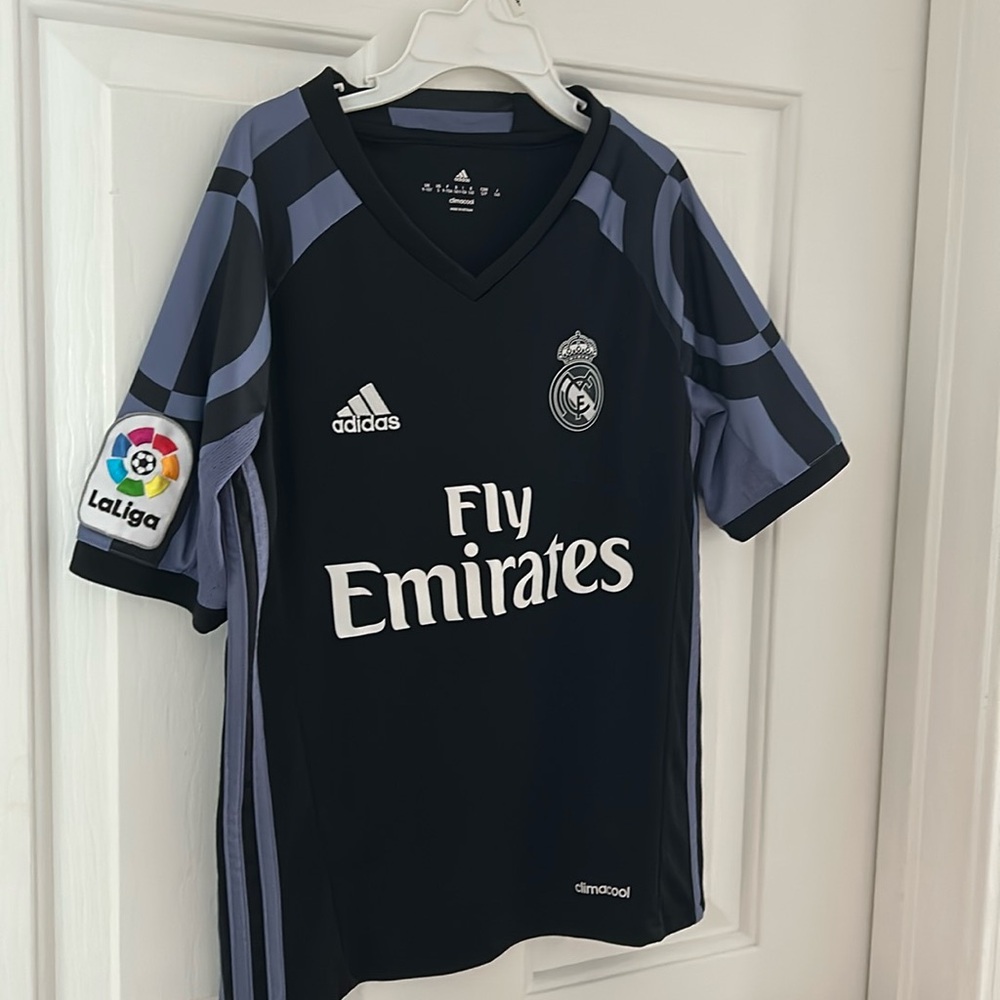 Real Madrid youth soccer jersey